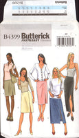 Butterick 4399 Straight Skirt in Various Lengths with Side Front Slit, Sewing Pattern Multi Plus Size 16-22