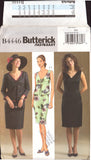 Butterick 4446 Lined Jacket with Optional Chanel Trim, Vest and Sleeveless V-Neck Dress, Sewing Pattern Multi Size 6-12