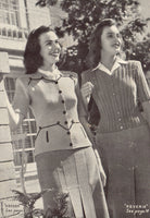 Patons 210 - 40s Knitting Patterns for Women's Jumpers, Sweaters, Vests, Cardigans, Dress Instant Download PDF 20 pages
