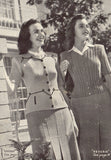Patons 210 - 40s Knitting Patterns for Women's Jumpers, Sweaters, Vests, Cardigans, Dress Instant Download PDF 20 pages
