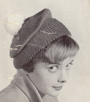 Patons 490 - 50s Knitting Patterns for Women's hats and shawls Instant Download PDF 20 pages