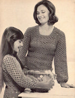 Patons 341 Family Crochet - Crochet Patterns for Jumpers, Cardigans, Suit, Vest, and Singlets Instant Download PDF 20 pages