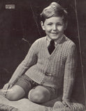 Patons Knitting Book 269 - 50s Knitting Patterns for Children Instant Download PDF 20 pages