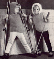 Patons Book 712 Knitting Book - 60s Knitting Patterns for Children's Parkas, Sweaters and Cardigans - Instant Download PDF 24 pages