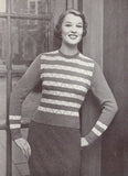 Patons 445 - 50s Knitting Patterns for Women's Jumpers, Sweaters and Cardigans Instant Download PDF 20 pages