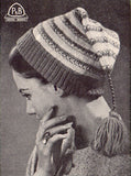 Patons 681 - 60s Knitting Patterns for Women's Hats Instant Download PDF 20 pages