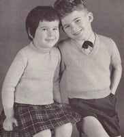 Patons Book 712 Knitting Book - 60s Knitting Patterns for Children's Parkas, Sweaters and Cardigans - Instant Download PDF 24 pages