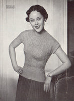 Patons 363 - 40s or 50s Knitting Patterns for Women's Jumpers, Sweaters and Cardigans Instant Download PDF 20 pages