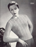 Patons 309 Knitting Book - Patterns for Women's Sweaters/Jumpers and Cardigans Instant Download PDF 16 pages