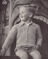 Patons 592 - 60s Knitting Patterns for Sweaters and Cardigans Boys And Girls From 18 Months to 6 Years Instant Download PDF 20 pages