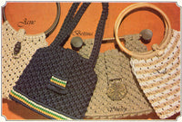 Macrame Purse Time - Macrame Purse Patterns Instant Download PDF 24 pages