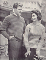 Patons 570 - Knitting Patterns for Cardigans, Sweaters, Cap, Scarf and Mitts Download PDF 16 pages