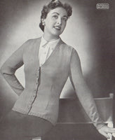Patons 334 - 40s Knitting Patterns for Women's Sweaters and Cardigans Instant Download PDF 16 pages