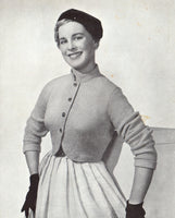 Patons & Baldwin Style - 50s Knitting Patterns for Jumpers/Sweaters and Cardigans for Women Instant Download PDF 32 pages