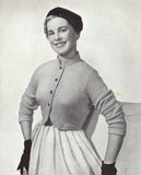 Patons & Baldwin Style - 50s Knitting Patterns for Jumpers/Sweaters and Cardigans for Women Instant Download PDF 32 pages