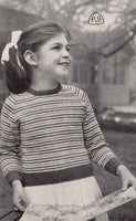 Patons 605 - Knitting Patterns for Girls' Jumpers - Instant Download 20 PDF pages