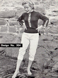 Twinprufe Book No. 191 Nine Designs - Knitting Patterns for Women' Jumpers - Instant Download PDF 16 pages