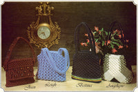 Macrame Purse Time - Macrame Purse Patterns Instant Download PDF 24 pages