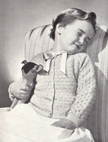Patons 492 - 50s Knitting Patterns for Women's and Girls' Dressing Jackets Instant Download PDF 20 pages
