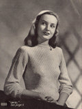 Patons 234 - 40s Knitting Patterns for Sweaters, Cardigans and Vests for Women Instant Download PDF 24 pages