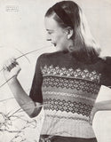 Patons 240  Scottish Fair Isles - 40s Knitting Patterns for Women Instant Download PDF 36 pages