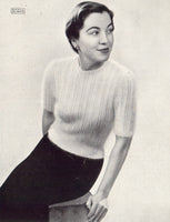 Patons 309 Knitting Book - Patterns for Women's Sweaters/Jumpers and Cardigans Instant Download PDF 16 pages