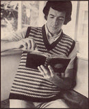 Patons Book 312 - 70s Knitting Patterns for Men Instant Download PDF 20 pages