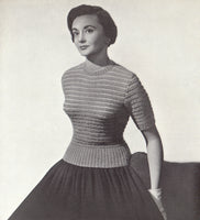 Patons & Baldwin Style - 50s Knitting Patterns for Jumpers/Sweaters and Cardigans for Women Instant Download PDF 32 pages