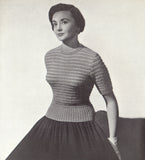 Patons & Baldwin Style - 50s Knitting Patterns for Jumpers/Sweaters and Cardigans for Women Instant Download PDF 32 pages
