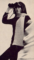 Patons 950 - 70s Knitting and Crochet Patterns for Caps and Scarves - Instant Download PDF 20 pages