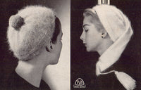 Patons 681 - 60s Knitting Patterns for Women's Hats Instant Download PDF 20 pages