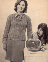 Patons 341 Family Crochet - Crochet Patterns for Jumpers, Cardigans, Suit, Vest, and Singlets Instant Download PDF 20 pages