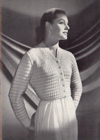 Patons 492 - 50s Knitting Patterns for Women's and Girls' Dressing Jackets Instant Download PDF 20 pages