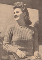 Patons 171 - 40s/50s Knitting Patterns for Tops and Cardigans for Women Instant Download PDF 16 pages