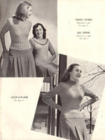 Patons 234 - 40s Knitting Patterns for Sweaters, Cardigans and Vests for Women Instant Download PDF 24 pages