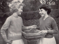 Patons 605 - Knitting Patterns for Girls' Jumpers - Instant Download 20 PDF pages