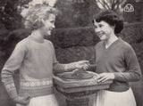Patons 605 - Knitting Patterns for Girls' Jumpers - Instant Download 20 PDF pages