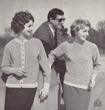 Patons 537 Knitting Book - Knitting Patterns for Women's Sweaters, Jackets, a Bolero and a Twin-Set - Instant Download PDF 20 pages