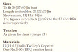 Crochet Dress and Matching Casual Jacket Patterns Instant Download PDF 3 pages